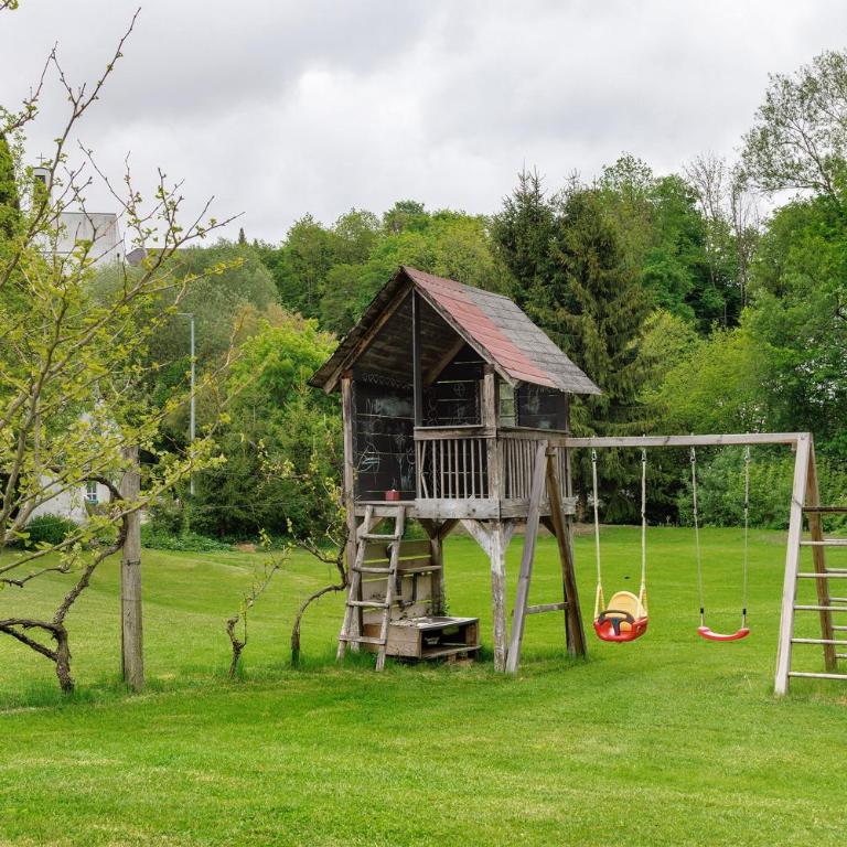 Ferienwohnung Trendelmühle Lautrach - Deluxe-Apartment mit 2 Schlafzimmern und Gartenblick - 25