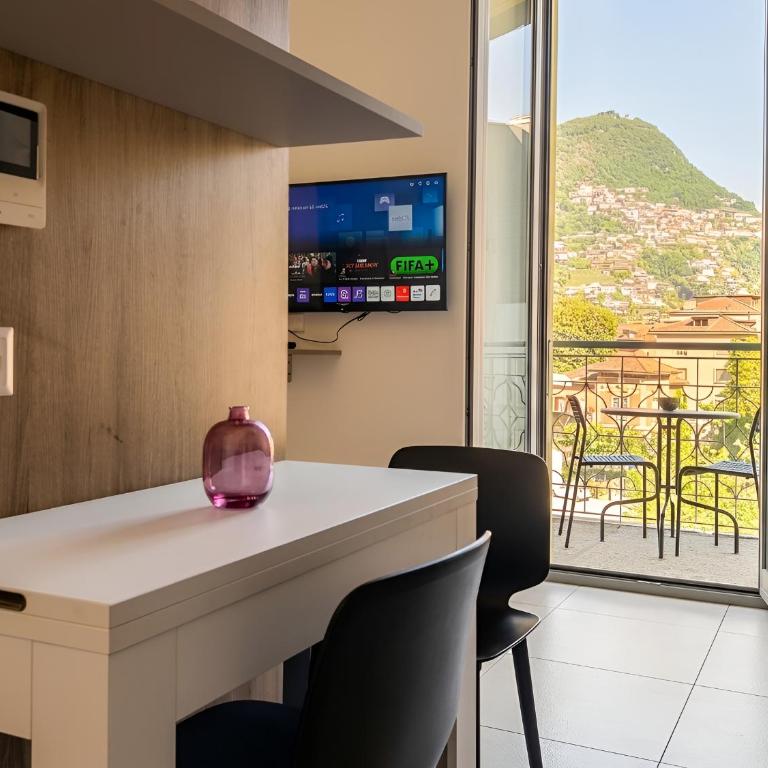 Design Studio with Balcony & Parking Lugano - Appartamento con 1 Camera da Letto - 3