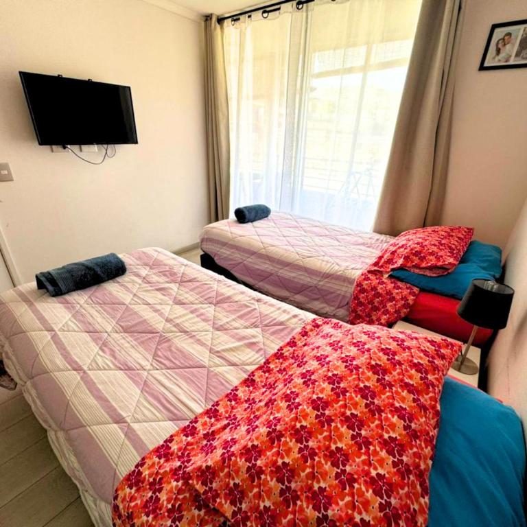Depto Vista al Mar 2D 2B Parking Privado - Apartamento Deluxe de 2 dormitorios con balcón - 3