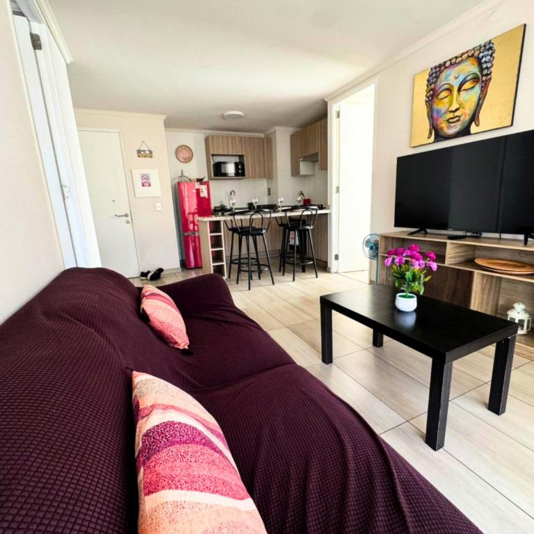 Depto Vista al Mar 2D 2B Parking Privado - Apartamento Deluxe de 2 dormitorios con balcón - 1