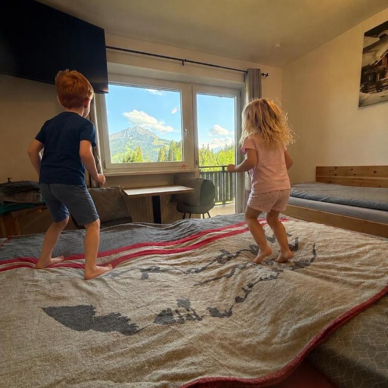 Berghof Haselsberger - Doppelzimmer mit Bergblick - 17