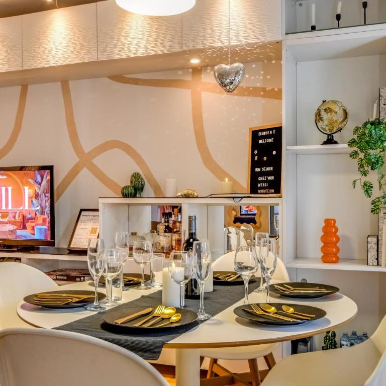 ANJA - Top Hôte Paris - Appartement rénové 6 pers - Parking - Métro 12 - Two-Bedroom Apartment - 9