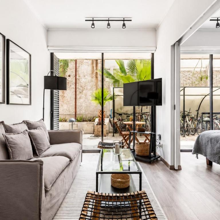 Acogedor y Exclusivo departamento Lastarria check in 24h - One-Bedroom Apartment - 1