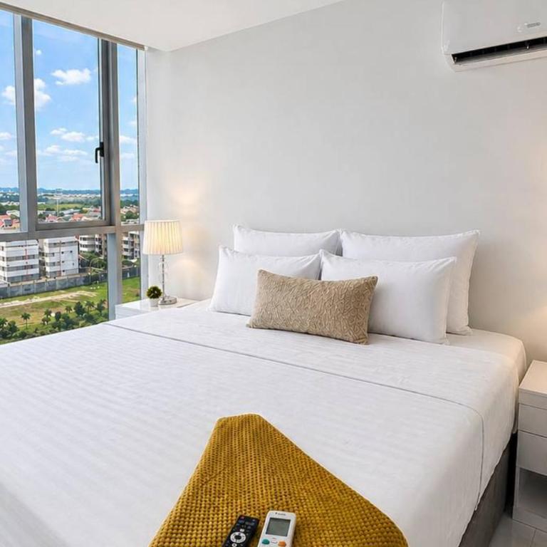 Big Family 3BR Pool Gym Near, Parking, AC, WIFI, El Dorado - Three-Bedroom Premium Apartment - 58