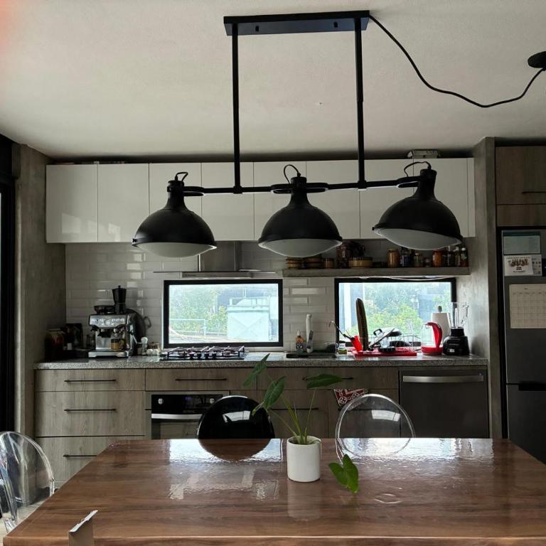 Loft en Reforma, Recamara Matrimonial con Terraza - Double Room with Terrace - 4
