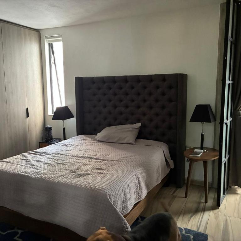 Loft en Reforma, Recamara Matrimonial con Terraza - Double Room with Terrace - 8