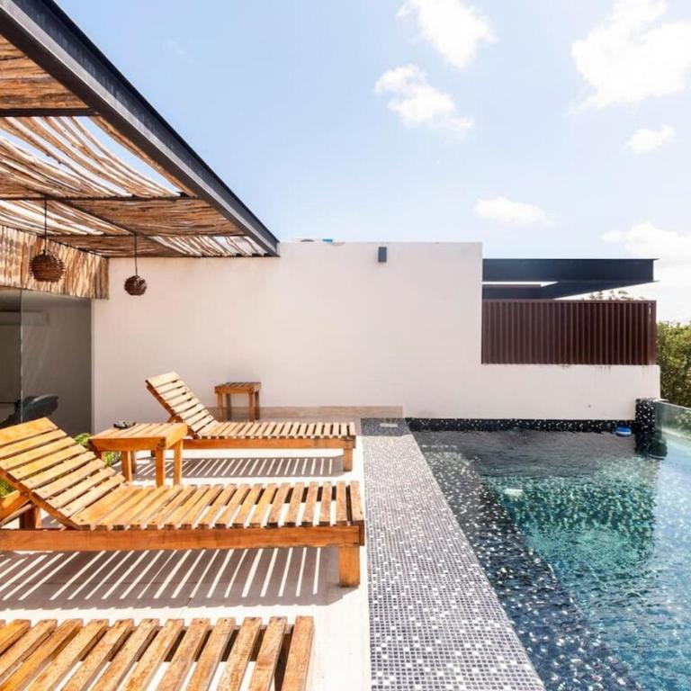 Swim up pool Beachclub rooftop - Apartamento de 1 dormitorio - 14