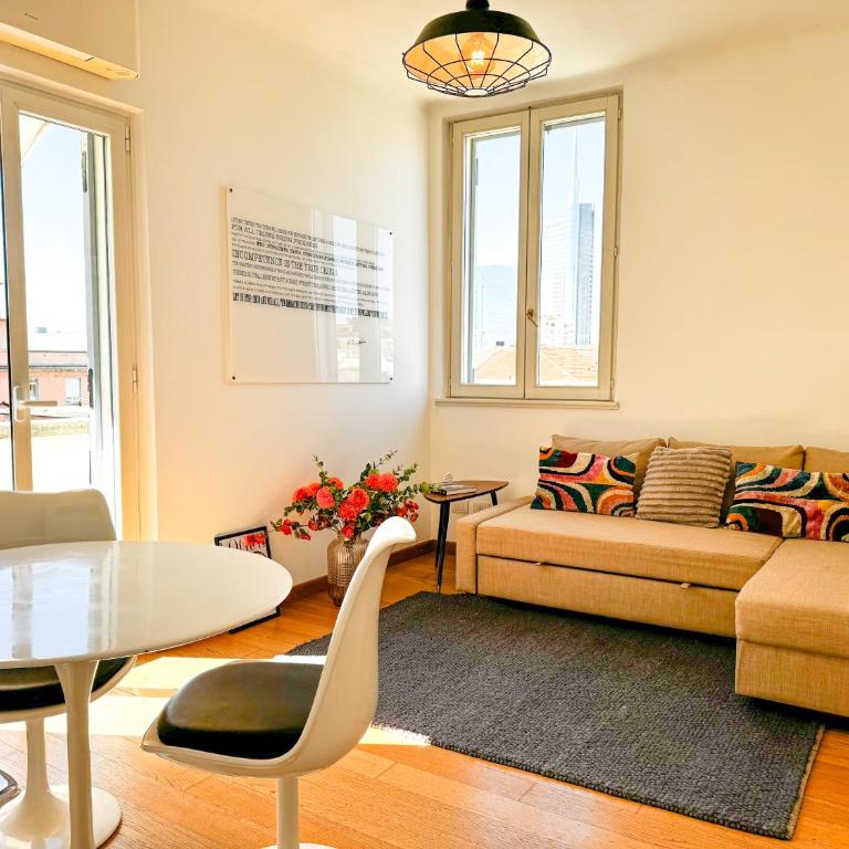 Brera Elegant 5th Floor Flat with Balcony - Appartamento con 1 Camera da Letto - 14