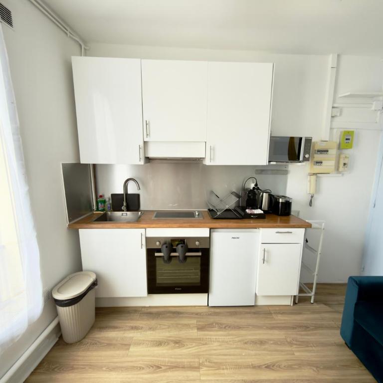 Easy Access to Central Paris - 5 min Metro Line 7, La Vilette Park nearby - Deluxe Apartment mit 1 Schlafzimmer - 4