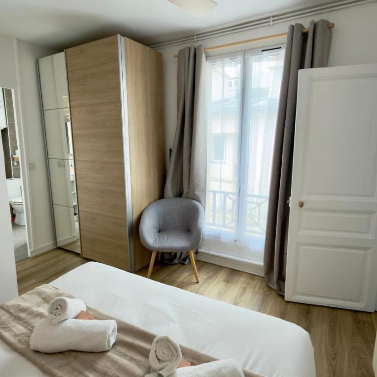 Easy Access to Central Paris - 5 min Metro Line 7, La Vilette Park nearby - Deluxe Apartment mit 1 Schlafzimmer - 28