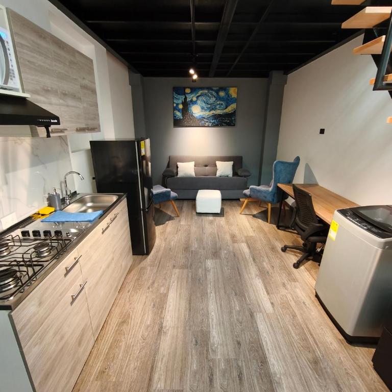 Elegantes apartaestudios cerca al estadio y movistar arena - Apartamento de 1 dormitorio - 3