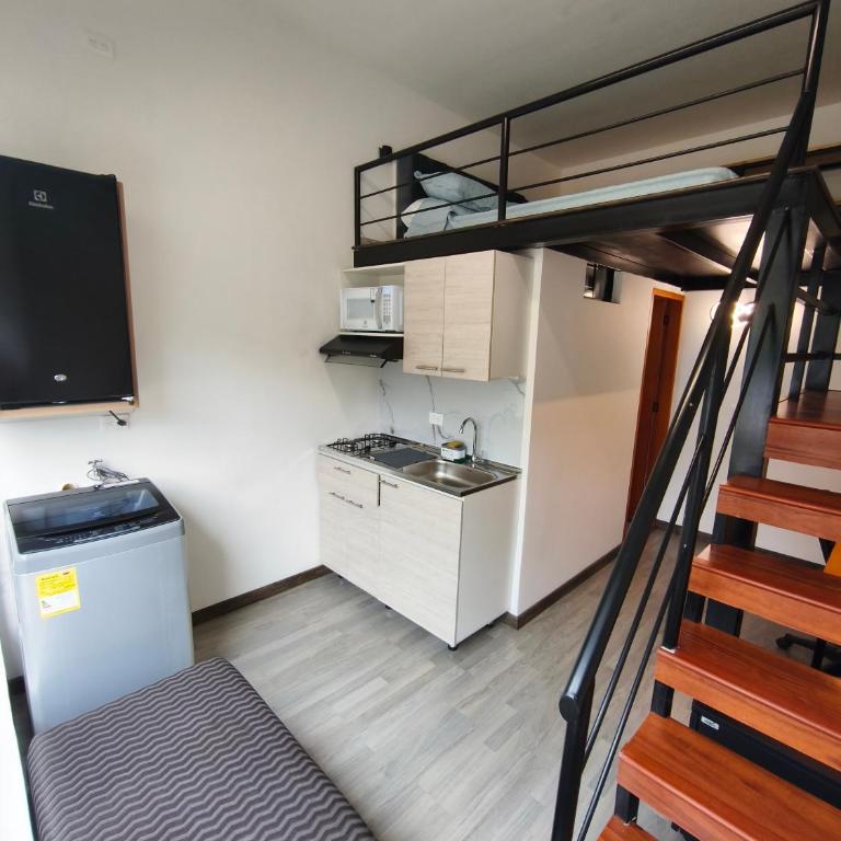Elegantes apartaestudios cerca al estadio y movistar arena - Apartamento de 1 dormitorio - 12