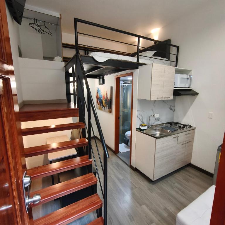 Elegantes apartaestudios cerca al estadio y movistar arena - Apartamento de 1 dormitorio - 11