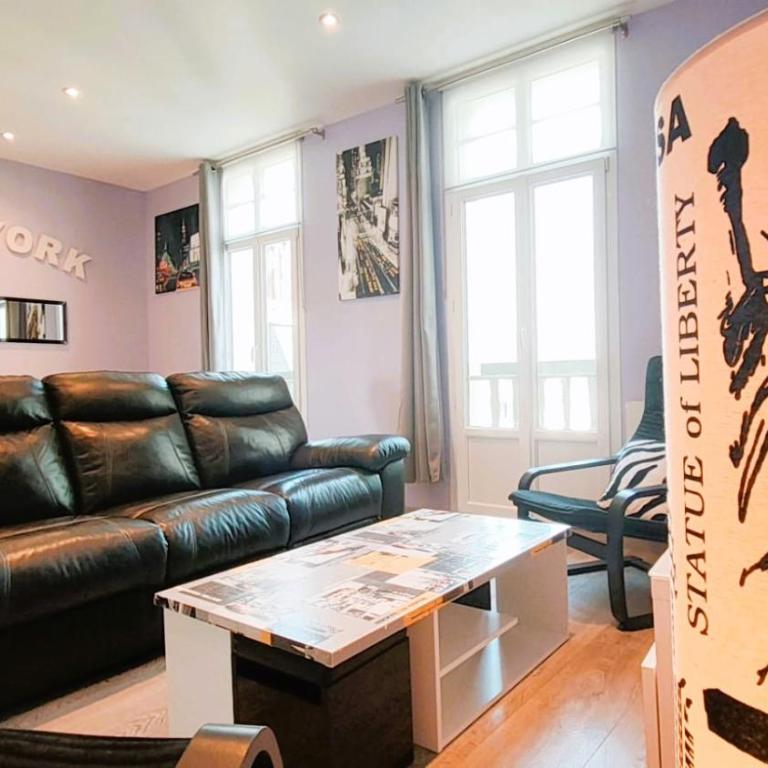 Le Nid du Normandy - À deux pas de la Mer - Apartment mit 2 Schlafzimmern, einem Balkon und Meerblick - 6