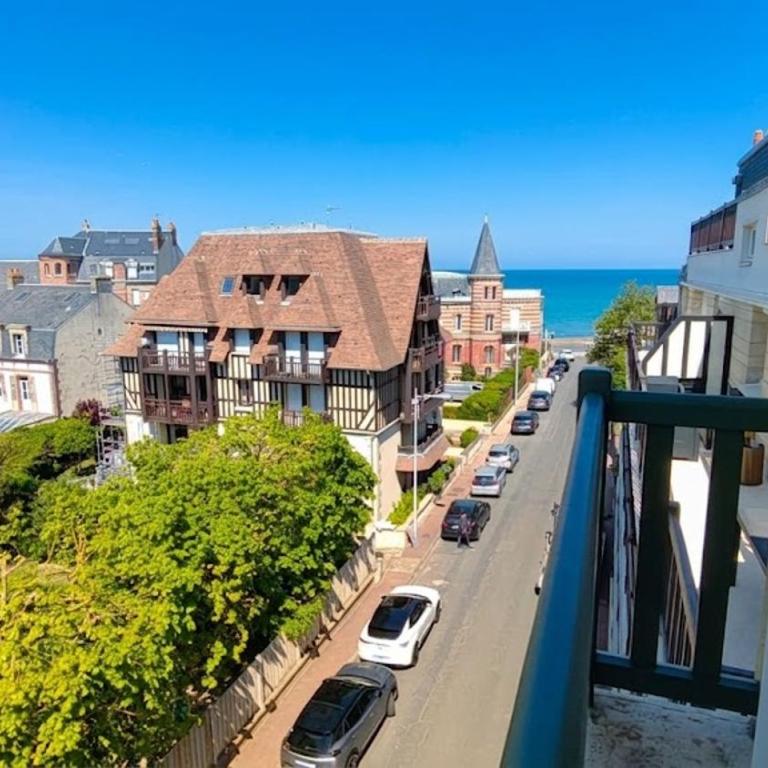 Le Nid du Normandy - À deux pas de la Mer - Apartment mit 2 Schlafzimmern, einem Balkon und Meerblick - 5