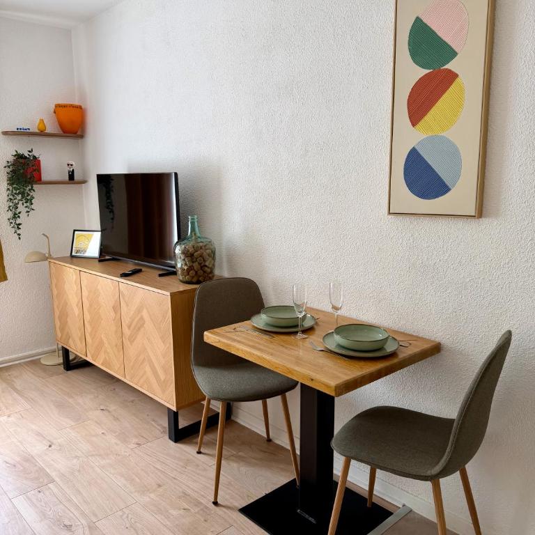 Cocon Rémois avec parking privé - Estudio - 9