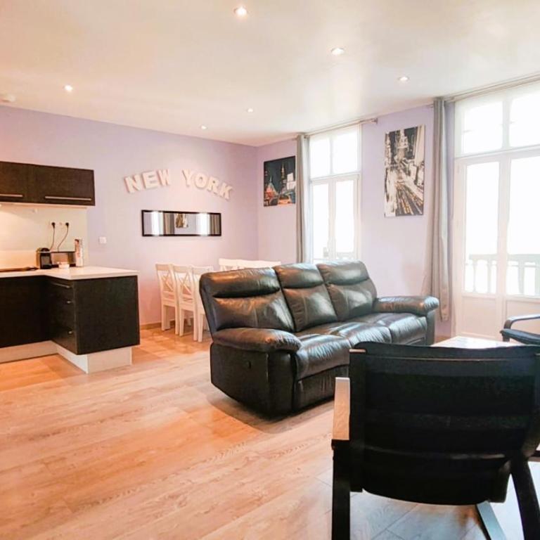 Le Nid du Normandy - À deux pas de la Mer - Apartment mit 2 Schlafzimmern, einem Balkon und Meerblick - 7