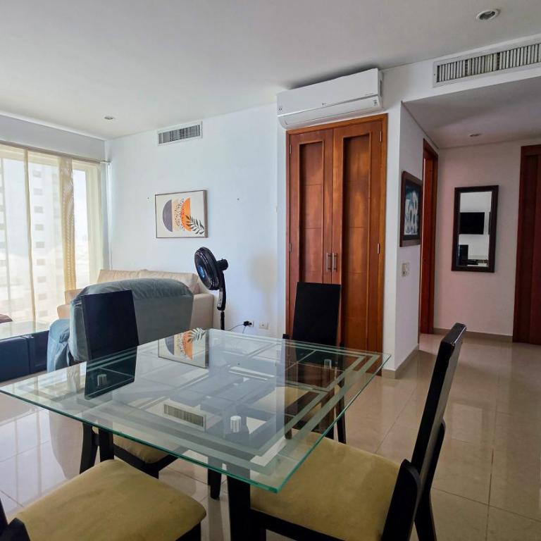 Modern 2BR with Ocean View Walk to Beach 16th Floor Bocagrande Cartagena - Two-Bedroom Apartment - 14