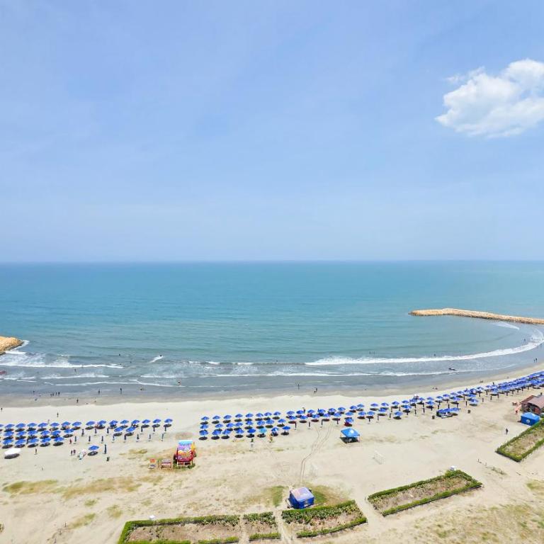 Modern 2BR with Ocean View Walk to Beach 16th Floor Bocagrande Cartagena - Two-Bedroom Apartment - 13