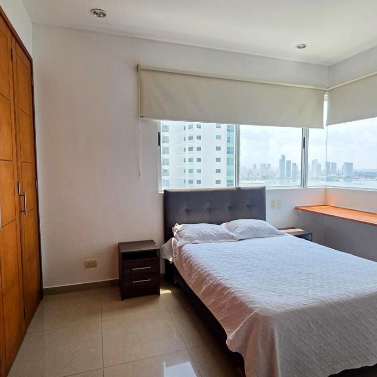 Modern 2BR with Ocean View Walk to Beach 16th Floor Bocagrande Cartagena - Two-Bedroom Apartment - 12