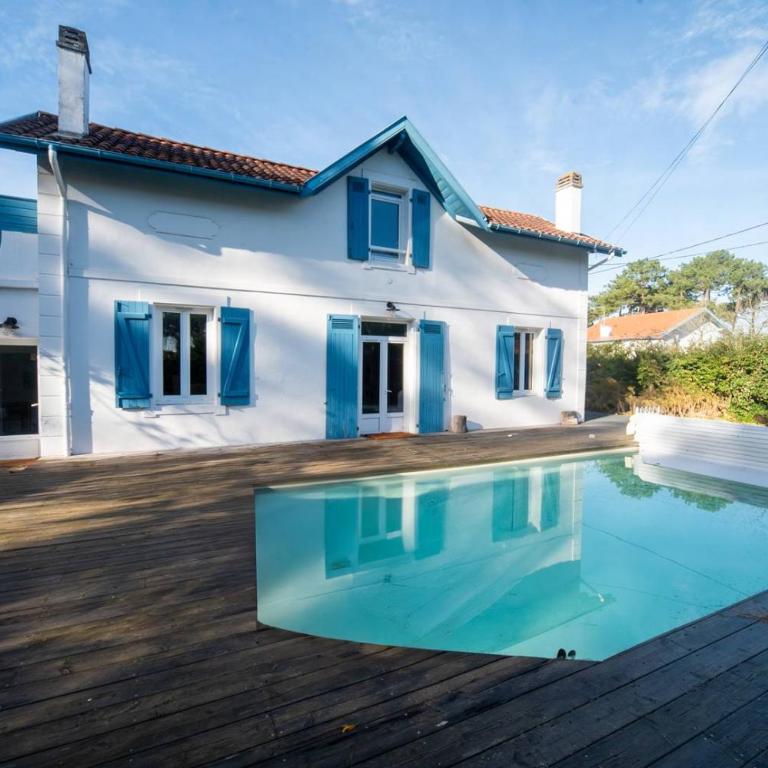 CAPBRETON- Villa MOANA pour 10 personnes- Piscine chauffée et Jacuzzi- Wifi gratuit - Maison 5 Chambres - 23
