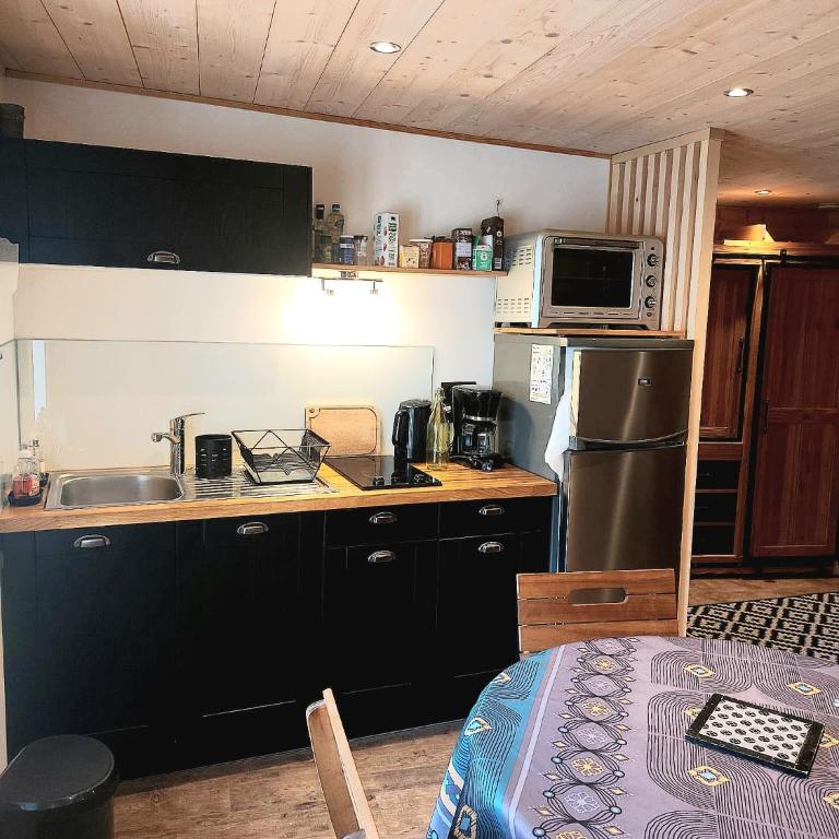 Appartement dans chalet proche de la station de ski La Rosière San Bernardo - Appartement 1 Chambre - 2