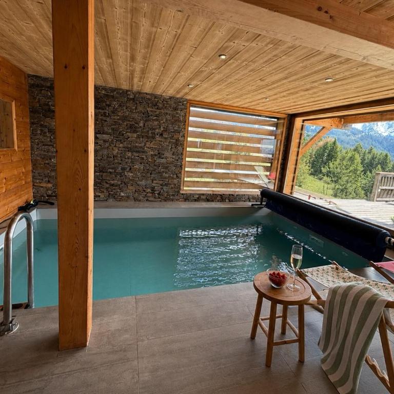 La Framboiseille - Chalet de Luxe avec Piscine Intérieure et Sauna - Vue Montagne - Chalet - 5