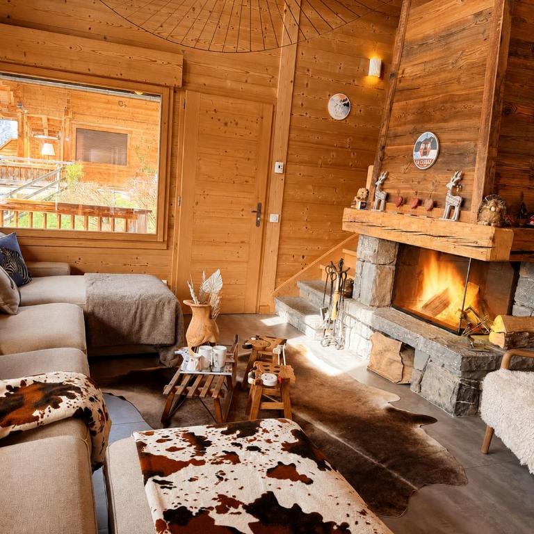 La Framboiseille - Chalet de Luxe avec Piscine Intérieure et Sauna - Vue Montagne - Chalet - 41