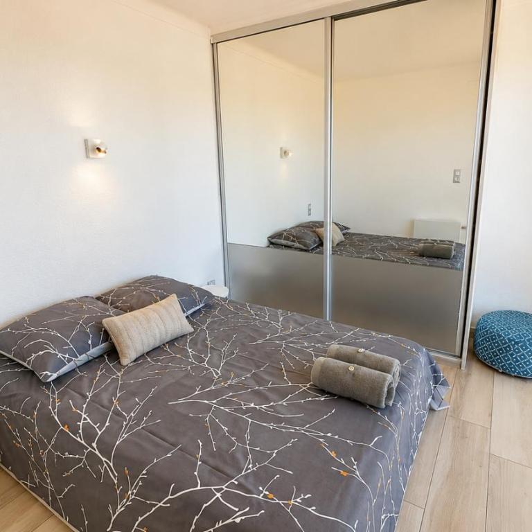 "PLAGE" Splendide Vue Mer depuis la chambre et le salon cuisine, 20m de la plage! - Appartamento con 1 Camera da Letto - 9
