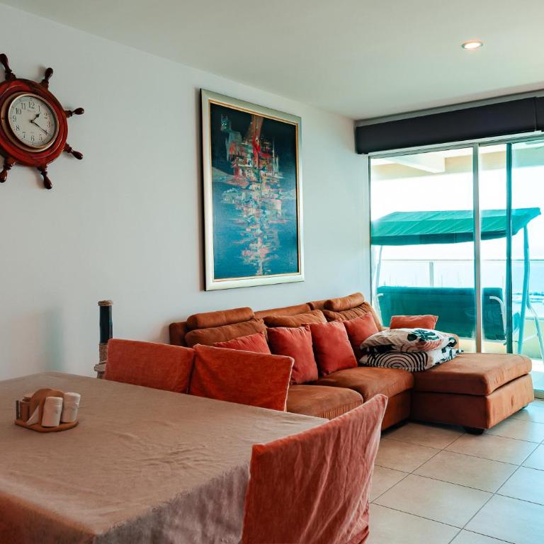 Departamento con vista al mar, piscina, jacuzzi y área BBQ - Apartment - 25