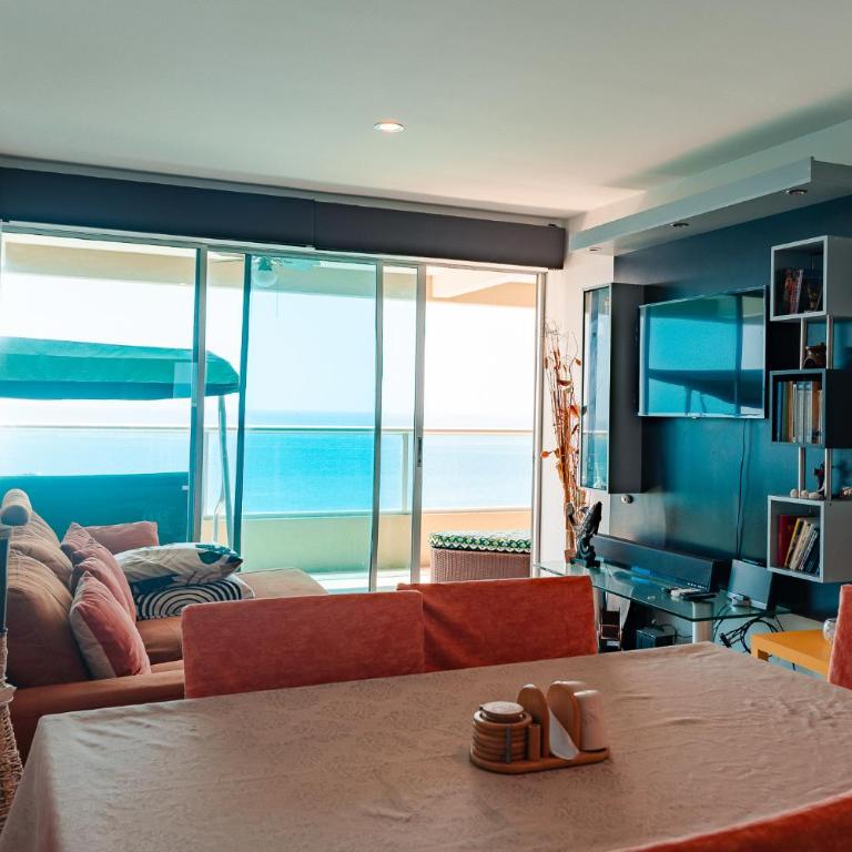Departamento con vista al mar, piscina, jacuzzi y área BBQ - Apartment - 27