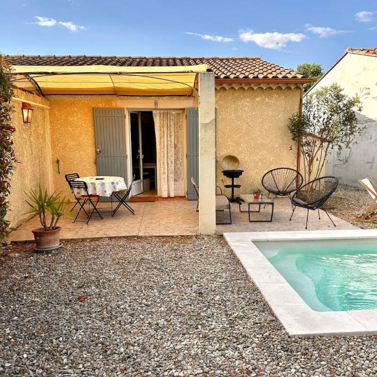 Mazet provençal avec piscine privée - Maison 2 Chambres - 4