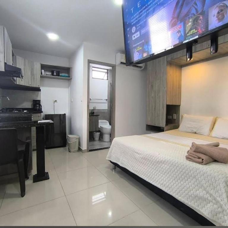 apartaestudio 507 edificio onix - Apartamento de 1 dormitorio - 5