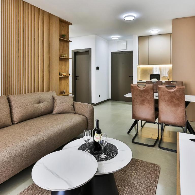Seaside Premium Apartments Bar - Susanj - Appartement 1 Chambre avec Vue sur la Mer et Terrasse - 4