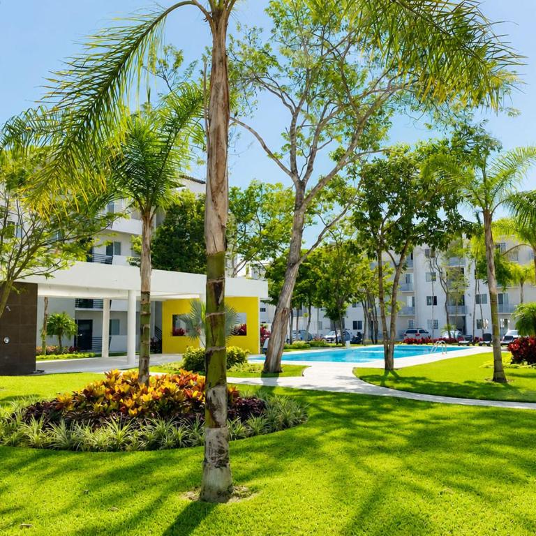 Kuxaan Cielo Terraza privada y comodidad a pocos minutos de la playa - Three-Bedroom Apartment - 68
