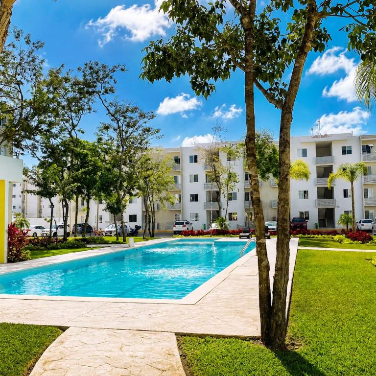 Kuxaan Cielo Terraza privada y comodidad a pocos minutos de la playa - Three-Bedroom Apartment - 69
