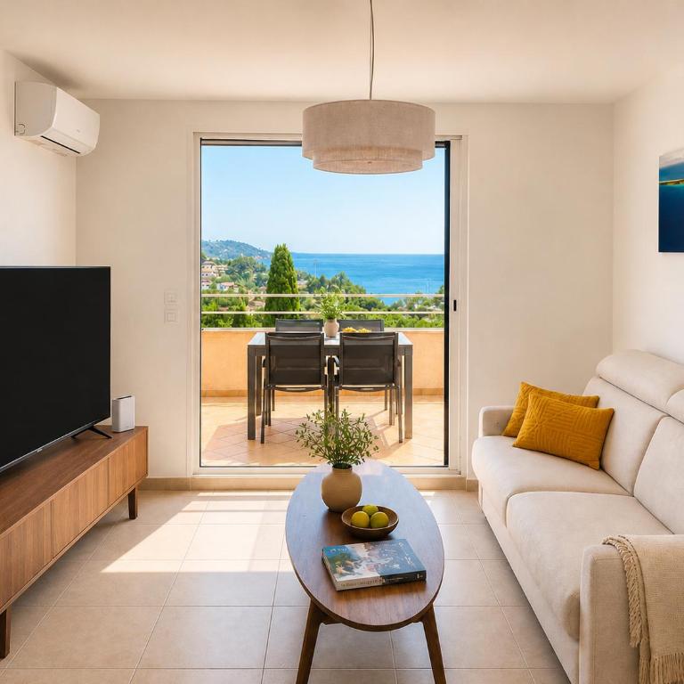 Le Soleil Bleu - Calme, Terrasse et Vue Mer - Appartamento con 1 Camera da Letto - 1