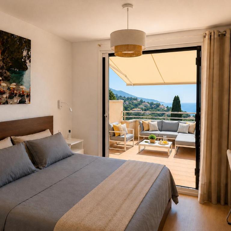 Le Soleil Bleu - Calme, Terrasse et Vue Mer - Appartamento con 1 Camera da Letto - 2