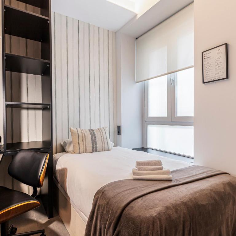 Queen's Chamberí Boutique - Alojamiento corta estancia - Single Room with Private Bathroom - 1