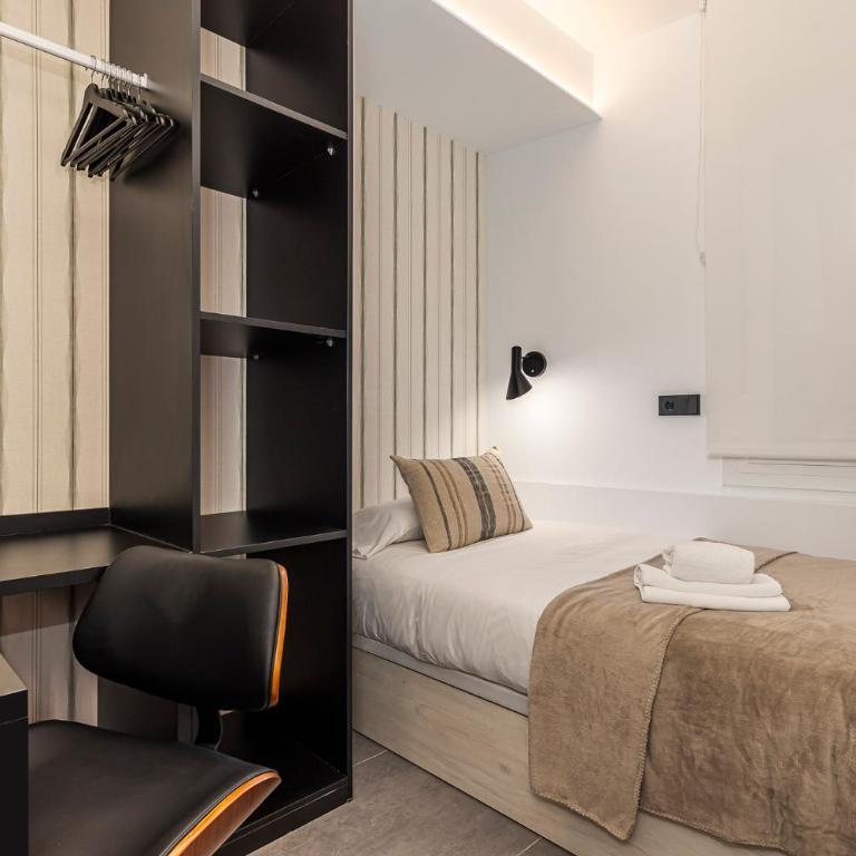 Queen's Chamberí Boutique - Alojamiento corta estancia - Single Room with Private Bathroom - 4