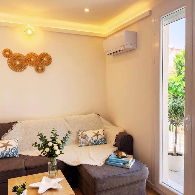 A 1 min de la plage piscine, clim, wifi - 111 - Appartement 1 Chambre - 4