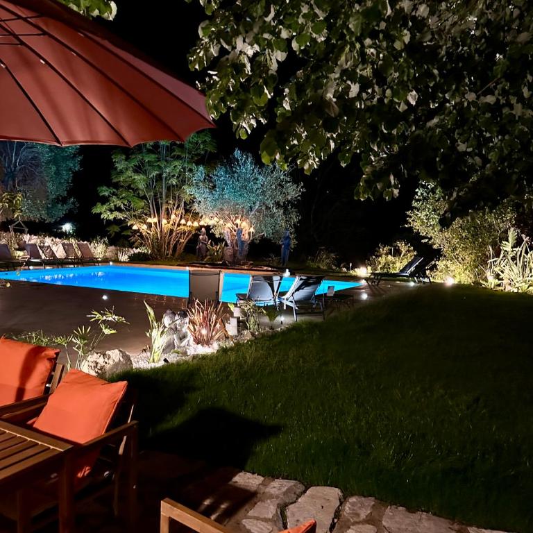 Le clos de Vence - Studio - Vue sur Piscine - 12