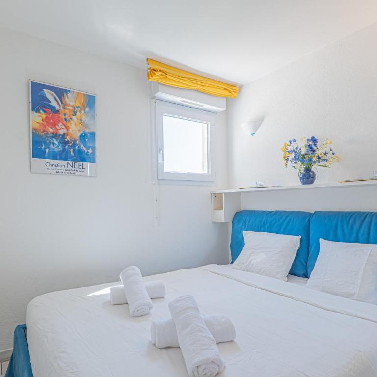 Lovely Seaside Golfe Juan - Marina - Pool - Garage - Appartement 1 Chambre avec Balcon et Vue sur Mer - 4