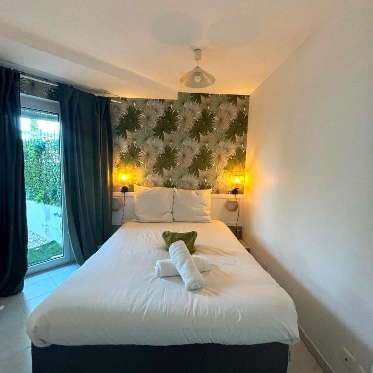 Charmant T2 jardin face à la mer Vallauris - Appartamento con 1 Camera da Letto - 11