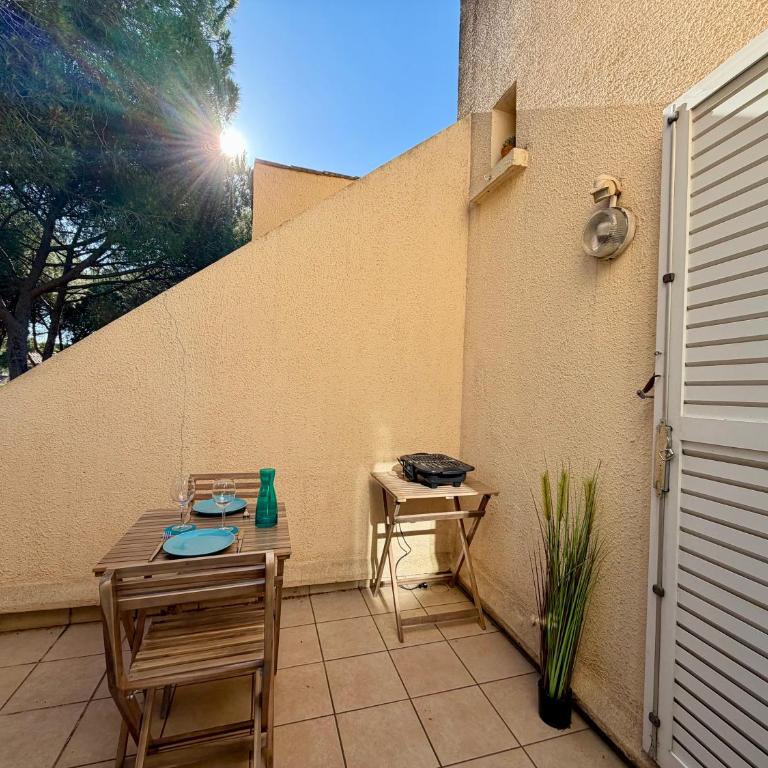 Appart 2 à 4 personnes Clim Wifi Terrasse Parking Mer - Appartamento Monolocale con 1 Letto Matrimoniale - 31