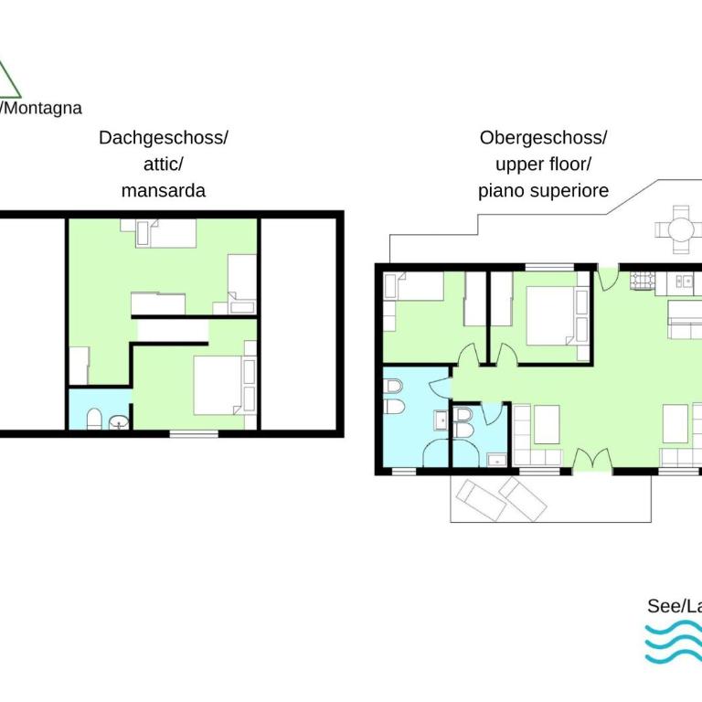 Bellavista II Panorama Ferienwohnung mit Pool OG DG - Appartamento con Vista Lago - 35