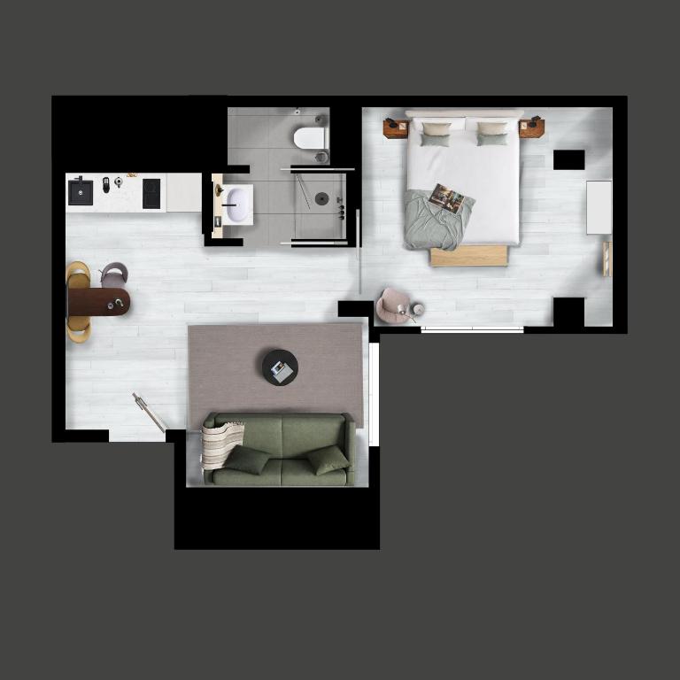master La Rambla - Interior One Bedroom Apartment - 8