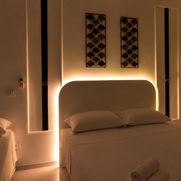 Villino Due Palme Private Patio House with Whirlpool Bathtub & LED Ambience in Salento 6 7 Guests - Two-Bedroom House - 5