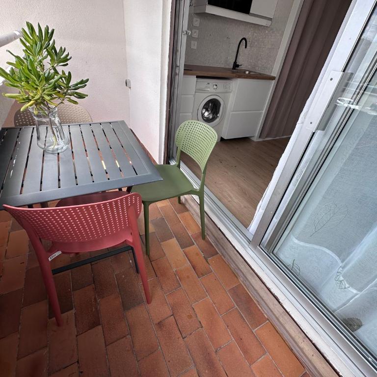 BEAU STUDIO Climatisé en bord de Mer et Wi-Fi - Apartment mit 1 Schlafzimmer - 3