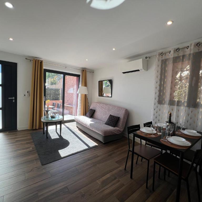 Domaine Baccia Donna - Jacuzzi, Climatisation, Parking privé - Nice Monaco - Appartement avec Terrasse - 4